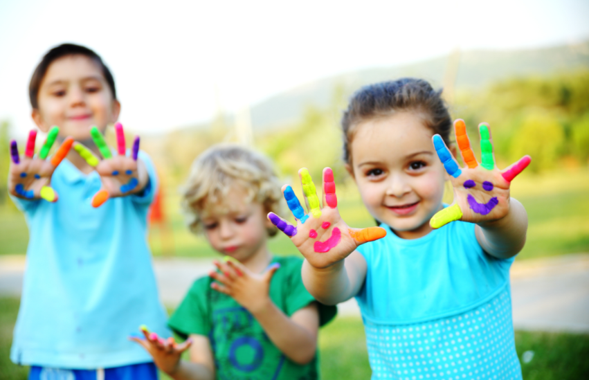 Kids with Paints - Copy - Copy - Copy